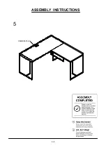 Preview for 9 page of Furniture of America CM-DK5674CNR Assembly Instructions Manual