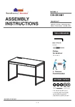 Furniture of America CM-DK5681 Assembly Instructions Manual preview