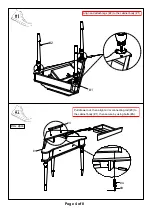 Preview for 4 page of Furniture of America CM-DK5849 Assembly Instructions Manual