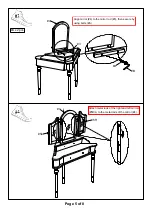 Preview for 5 page of Furniture of America CM-DK5849 Assembly Instructions Manual