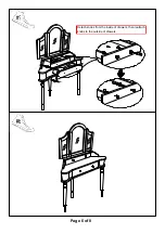 Preview for 6 page of Furniture of America CM-DK5849 Assembly Instructions Manual