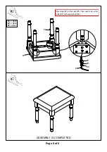 Preview for 8 page of Furniture of America CM-DK5849 Assembly Instructions Manual