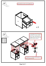 Preview for 5 page of Furniture of America CM-DK6103 T Assembly Instructions Manual