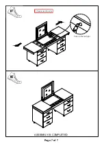 Preview for 7 page of Furniture of America CM-DK6103 T Assembly Instructions Manual