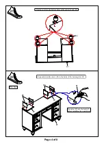 Preview for 4 page of Furniture of America CM-DK6162 Assembly Instructions Manual