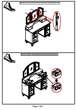 Preview for 7 page of Furniture of America CM-DK6162 Assembly Instructions Manual