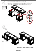 Preview for 5 page of Furniture of America CM-DK6252CD-1 Assembly Instructions