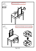 Preview for 5 page of Furniture of America CM-DK6360 Assembly Instructions Manual