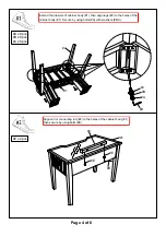 Preview for 4 page of Furniture of America CM-DK6361 Assembly Instructions Manual