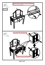 Preview for 5 page of Furniture of America CM-DK6361 Assembly Instructions Manual