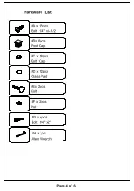 Предварительный просмотр 4 страницы Furniture of America CM-DK6707 Assembly Instructions Manual