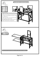 Предварительный просмотр 6 страницы Furniture of America CM-DK6707 Assembly Instructions Manual