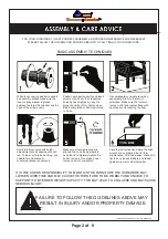 Preview for 2 page of Furniture of America CM-DK6846 Assembly Instructions Manual