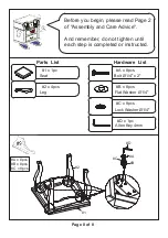 Preview for 8 page of Furniture of America CM-DK6846 Assembly Instructions Manual