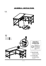 Preview for 12 page of Furniture of America CM-DK825 Assembly Instructions Manual