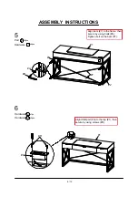 Preview for 9 page of Furniture of America CM-DK828 Assembly Instructions Manual