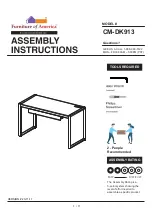 Furniture of America CM-DK913 Assembly Instructions Manual preview