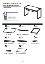 Preview for 6 page of Furniture of America CM-DK913 Assembly Instructions Manual