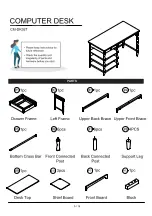 Preview for 5 page of Furniture of America CM-DK927 Assembly Instructions Manual