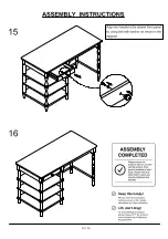 Preview for 14 page of Furniture of America CM-DK927 Assembly Instructions Manual