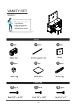 Preview for 5 page of Furniture of America CM-DK931 Assembly Instructions Manual