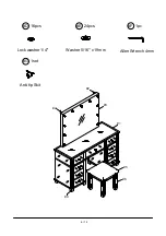 Preview for 6 page of Furniture of America CM-DK931 Assembly Instructions Manual