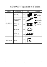 Preview for 7 page of Furniture of America CM-DK931 Assembly Instructions Manual