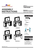 Furniture of America CM-DK932M Assembly Instructions Manual preview