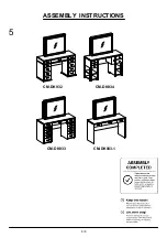 Preview for 8 page of Furniture of America CM-DK932M Assembly Instructions Manual