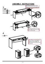 Preview for 9 page of Furniture of America CM-DK933 Assembly Instructions Manual