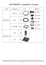 Preview for 6 page of Furniture of America CM-GM339T Assembly Instructions Manual