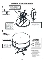 Preview for 8 page of Furniture of America CM-GM339T Assembly Instructions Manual