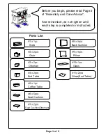 Preview for 3 page of Furniture of America CM-OS1827-WH Assembly Instructions