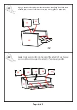 Preview for 4 page of Furniture of America CM-OS1827-WH Assembly Instructions