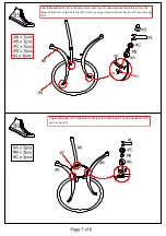 Preview for 7 page of Furniture of America CM-OT1702BK-3PK Assembly Instructions Manual