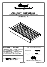 Furniture of America CM-TR452-XL Assembly Instructions preview