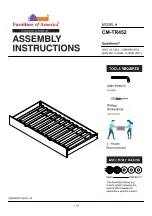 Furniture of America CM-TR452 Assembly Instructions Manual preview