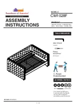 Preview for 1 page of Furniture of America CM1028F Assembly Instructions Manual