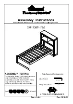 Furniture of America CM1738EXT Assembly Instructions Manual preview