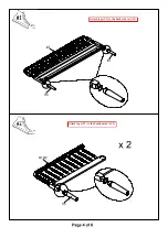 Preview for 4 page of Furniture of America CM1741 Assembly Instruction Manual