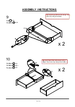 Preview for 12 page of Furniture of America CM1744 Assembly Instructions Manual