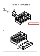 Preview for 14 page of Furniture of America CM1744 Assembly Instructions Manual