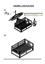 Preview for 15 page of Furniture of America CM1744 Assembly Instructions Manual