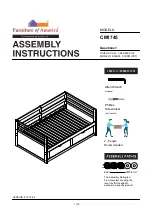 Furniture of America CM1745 Assembly Instructions Manual preview