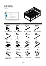 Preview for 5 page of Furniture of America CM1745 Assembly Instructions Manual