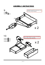 Preview for 12 page of Furniture of America CM1745 Assembly Instructions Manual