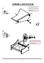 Preview for 8 page of Furniture of America CM1746F Assembly Instructions Manual