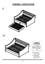 Preview for 12 page of Furniture of America CM1746F Assembly Instructions Manual