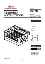 Furniture of America CM1747 Assembly Instructions Manual preview