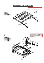 Preview for 8 page of Furniture of America CM1747 Assembly Instructions Manual